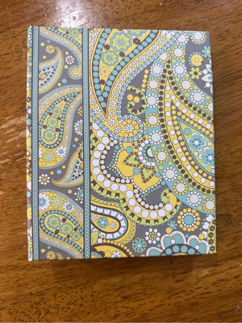 Vera Bradley Address Book in Lemon Parfait, NWoT